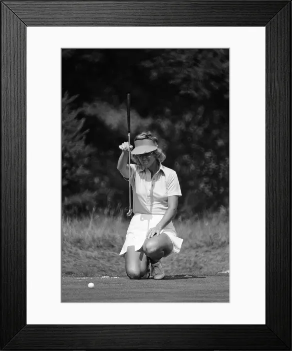 Framed Print : Colgate European Womens Golf Tournament, Sunningdale. 9th August 1975 Framed Print : Colgate European Womens Golf Tournament, Sunningdale. 9th August 1975