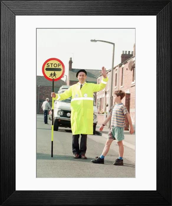 Framed Print : Road Safety Team for North Yorkshire County Council are already planning for the next Framed Print : Road Safety Team for North Yorkshire County Council are already planning for the next