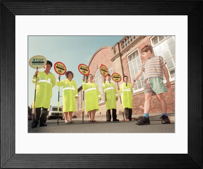 Framed Print : Road Safety Team for North Yorkshire County Council are already planning for the next Framed Print : Road Safety Team for North Yorkshire County Council are already planning for the next
