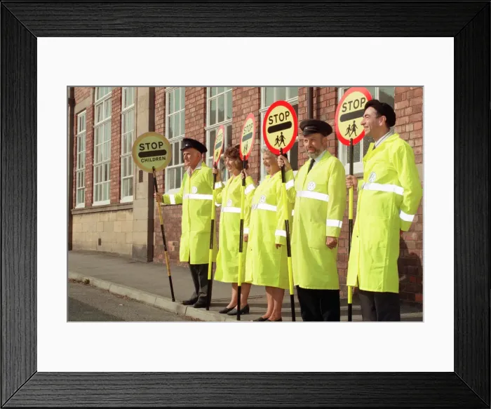 Framed Print : Road Safety Team for North Yorkshire County Council are already planning for the next Framed Print : Road Safety Team for North Yorkshire County Council are already planning for the next