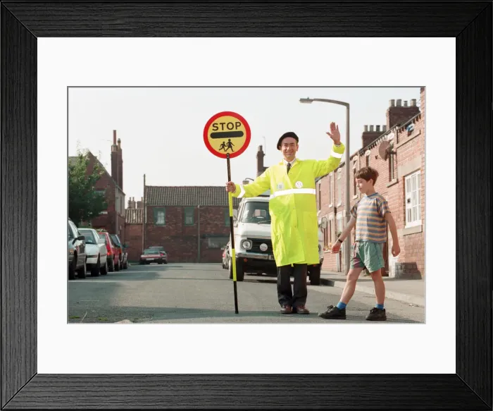 Framed Print : Road Safety Team for North Yorkshire County Council are already planning for the next Framed Print : Road Safety Team for North Yorkshire County Council are already planning for the next