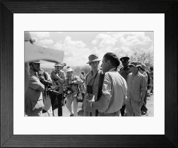 Framed Print : Prince Charles, Prince of Wales visits Kenya. February 1971 Framed Print : Prince Charles, Prince of Wales visits Kenya. February 1971