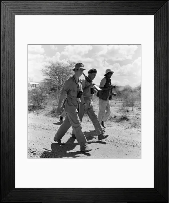 Framed Print : Prince Charles, Prince of Wales visits Kenya. February 1971 Framed Print : Prince Charles, Prince of Wales visits Kenya. February 1971