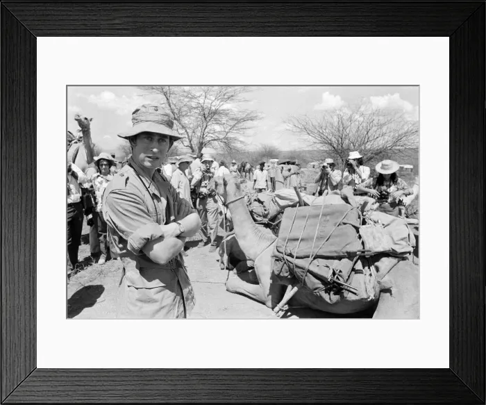 Framed Print : Prince Charles, Prince of Wales visits Kenya. February 1971 Framed Print : Prince Charles, Prince of Wales visits Kenya. February 1971