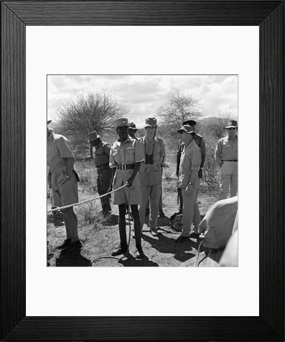 Framed Print : Prince Charles, Prince of Wales visits Kenya. February 1971 Framed Print : Prince Charles, Prince of Wales visits Kenya. February 1971