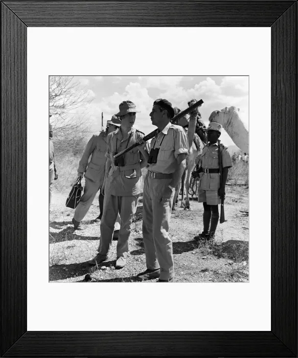 Framed Print : Prince Charles, Prince of Wales visits Kenya. February 1971