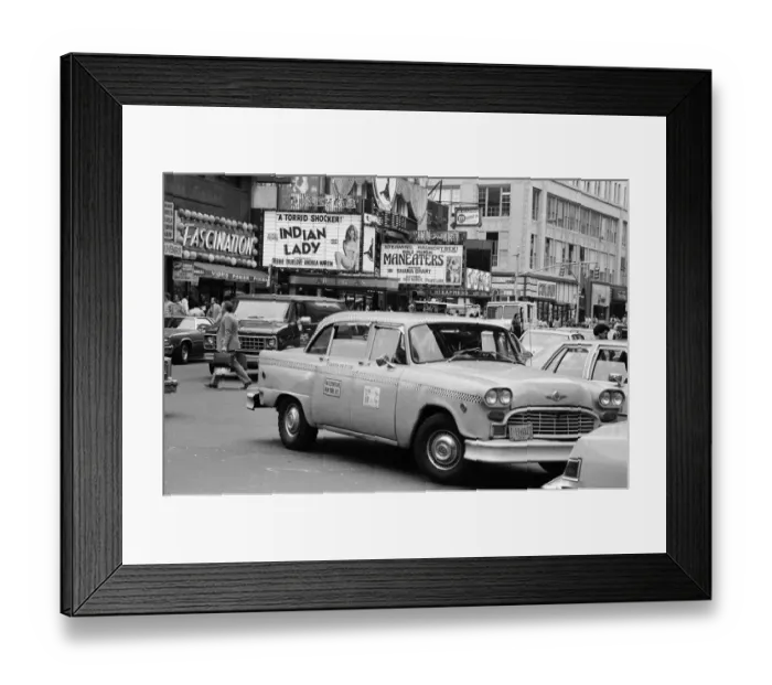 Framed Print : Clubs and movie houses in New York. September 1983 Framed Print : Clubs and movie houses in New York. September 1983