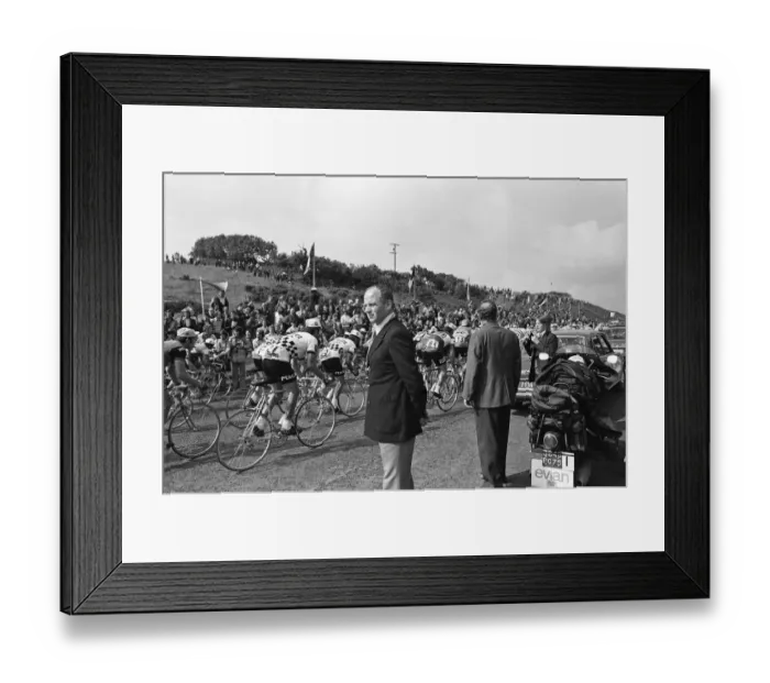 Framed Print : The Plymouth stage of the Tour De France. 29th June 1974 Framed Print : The Plymouth stage of the Tour De France. 29th June 1974