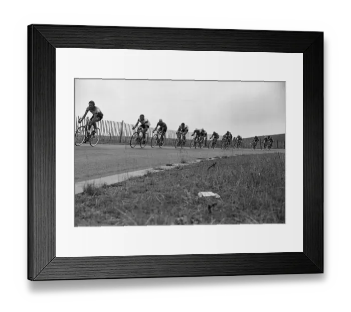 Framed Print : The Plymouth stage of the Tour De France. 29th June 1974