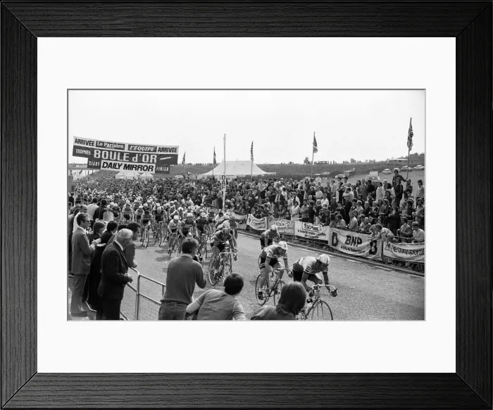 Framed Print : The Plymouth stage of the Tour De France. 29th June 1974