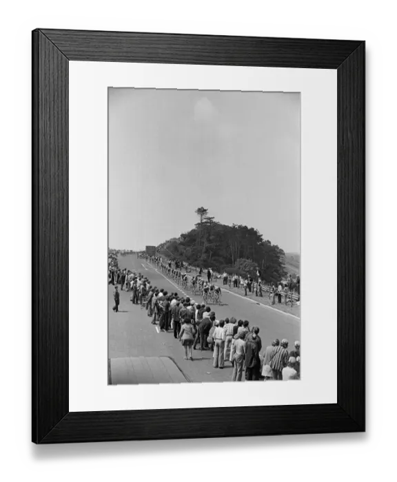 Framed Print : The Plymouth stage of the Tour De France. 29th June 1974 Framed Print : The Plymouth stage of the Tour De France. 29th June 1974