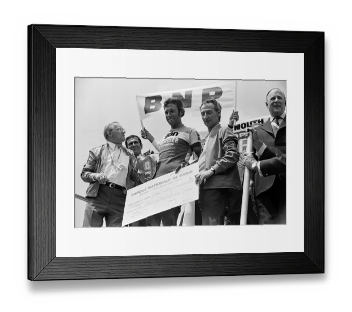 Framed Print : The Plymouth stage of the Tour De France. 29th June 1974