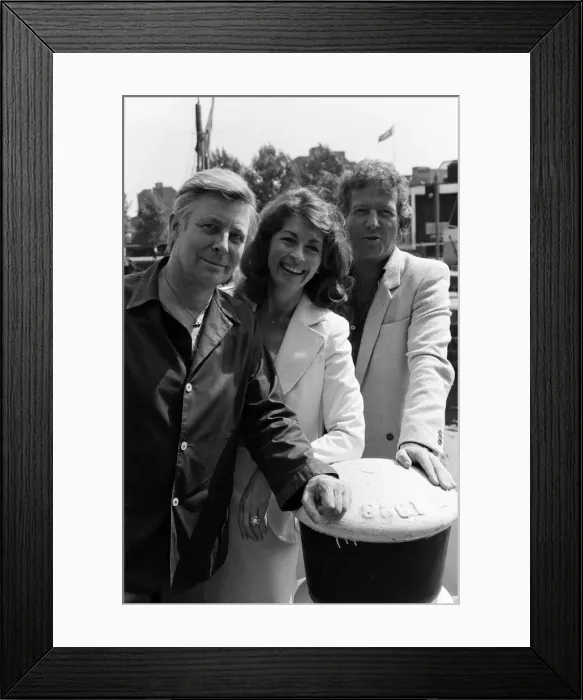Framed Print : Left to right, Paul Daneman, Nanette Newman and Keith Barron Framed Print : Left to right, Paul Daneman, Nanette Newman and Keith Barron