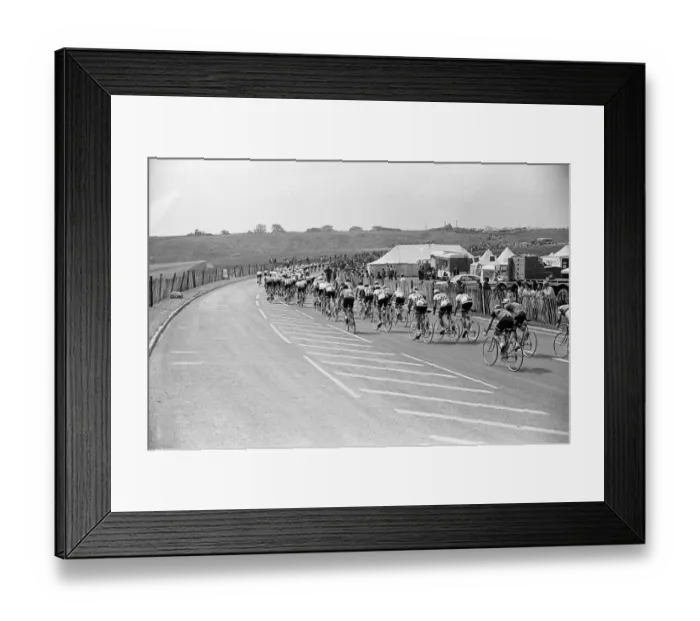 Framed Print : The Plymouth stage of the Tour De France. 29th June 1974 Framed Print : The Plymouth stage of the Tour De France. 29th June 1974