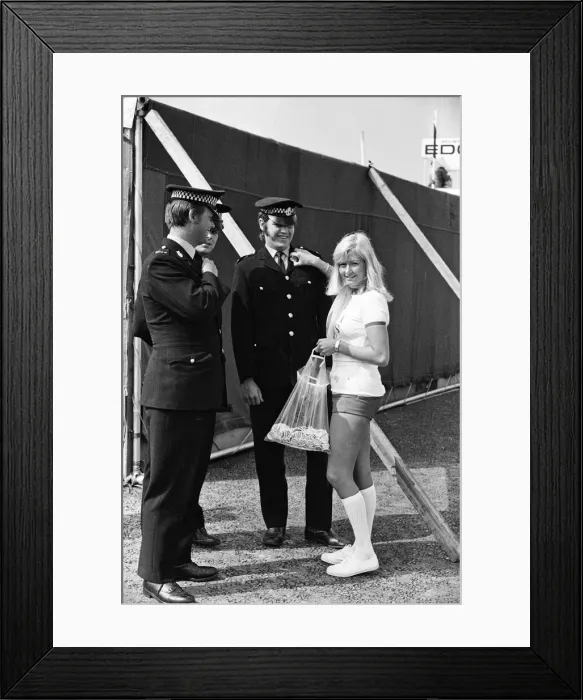Framed Print : The Plymouth stage of the Tour De France. 29th June 1974 Framed Print : The Plymouth stage of the Tour De France. 29th June 1974