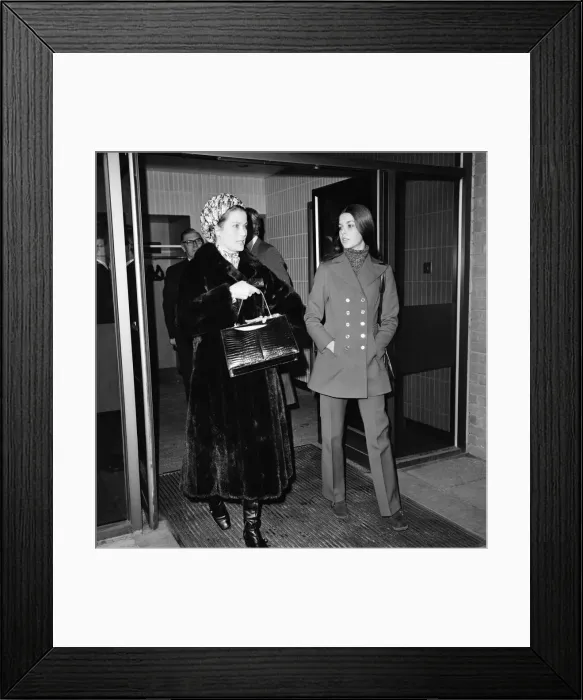 Framed Print : Princess Grace of Monaco and her daughter, Princess Caroline, 14 Framed Print : Princess Grace of Monaco and her daughter, Princess Caroline, 14