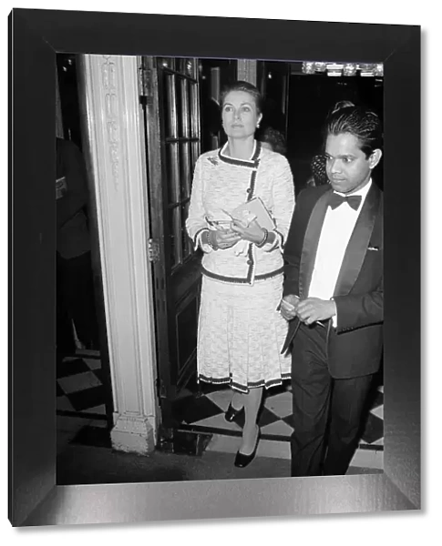 Princess Grace of Monaco arrives at the Aldwych Theatre for a performance of