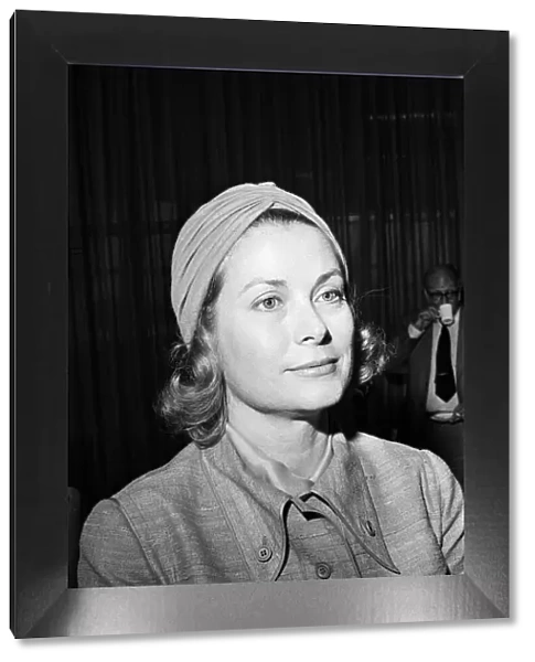 Princess Grace of Monaco, at Dublin airport. 27th June 1973
