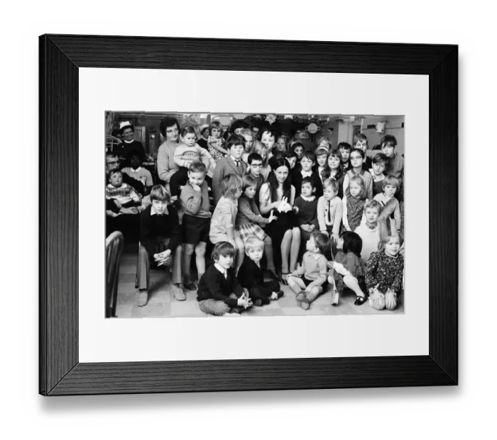 Framed Print : Childrens Christmas Party, Alexandra Ward, Royal Surrey County Hospital, Guildford