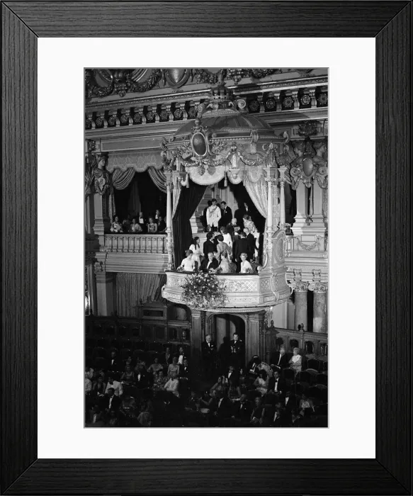 Framed Print : Princess Anne at the Opera de Monte-Carlo in Monte-Carlo alongside Prince Rainier Framed Print : Princess Anne at the Opera de Monte-Carlo in Monte-Carlo alongside Prince Rainier
