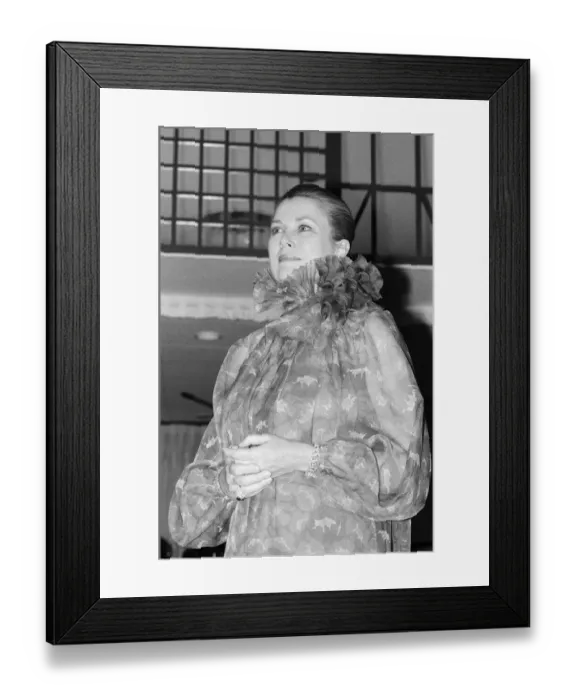 Framed Print : Princess Grace of Monaco at a dinner at the Sporting Casino, Monte Carlo Framed Print : Princess Grace of Monaco at a dinner at the Sporting Casino, Monte Carlo