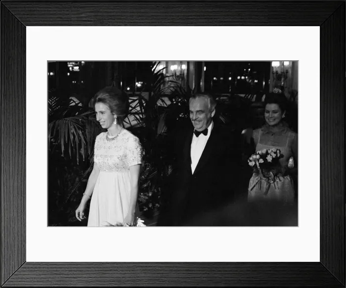 Framed Print : Princess Anne at the Opera de Monte-Carlo in Monte-Carlo alongside Prince Rainier Framed Print : Princess Anne at the Opera de Monte-Carlo in Monte-Carlo alongside Prince Rainier