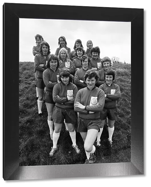The ladies of Englands womens football were in training at Derby County Council