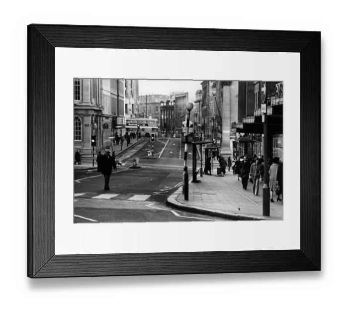 Framed Print : Market Street, Newcastle. December 1975 Framed Print : Market Street, Newcastle. December 1975