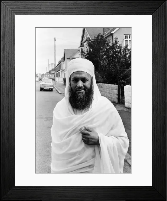 Framed Print : Muhammad Abdul Wahab Siddiqi, Sunni Muslim religious scholar and Sufi master