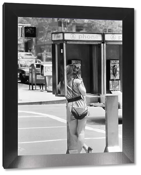 Woman on Phone, New York, USA, June 1984