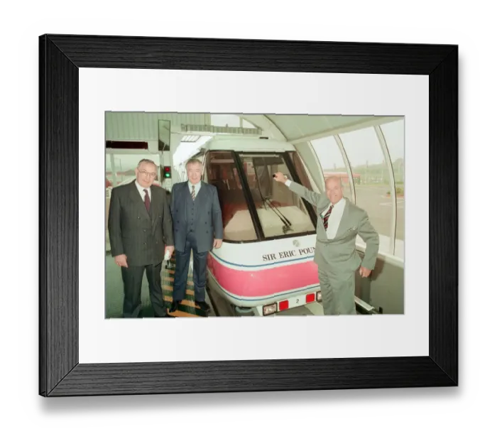 Framed Print : Monorail Opening at Merry Hill Shopping Centre in Brierley Hill Framed Print : Monorail Opening at Merry Hill Shopping Centre in Brierley Hill