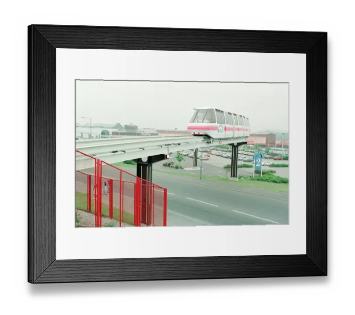 Framed Print : Monorail Opening at Merry Hill Shopping Centre in Brierley Hill