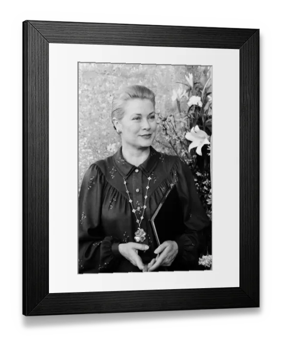 Framed Print : Princess Grace of Monaco at Chichester Festival Theatre Framed Print : Princess Grace of Monaco at Chichester Festival Theatre