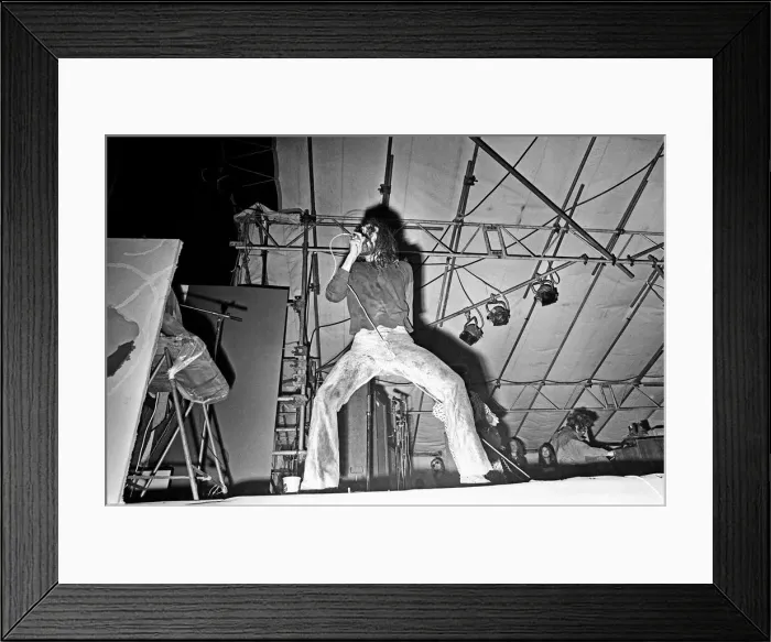 Framed Print : Arthur Brown, appearing at the very first properly named The Reading Festival in 1971 Framed Print : Arthur Brown, appearing at the very first properly named The Reading Festival in 1971