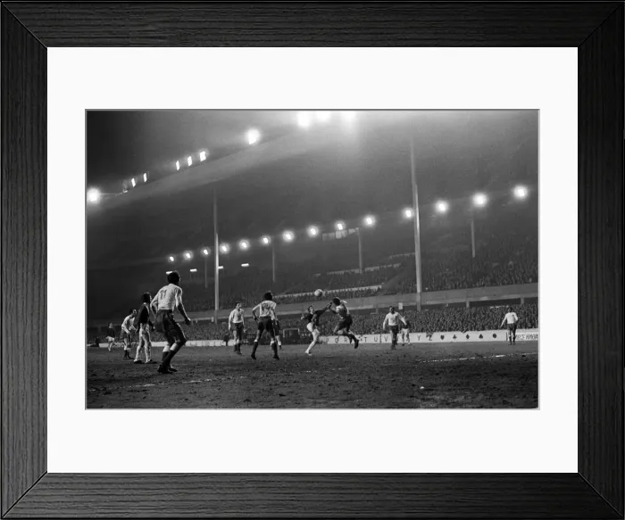 Framed Print : Everton 1- 1 Panathinaikos F. C. European Cup 3rd round 1st leg match held at Goodison Framed Print : Everton 1- 1 Panathinaikos F. C. European Cup 3rd round 1st leg match held at Goodison