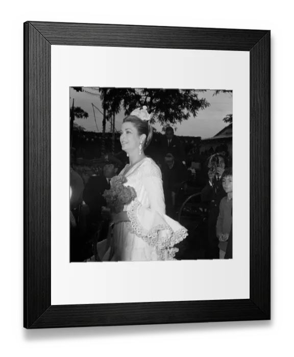 Framed Print : Princess Grace of Monaco at the Seville Fair. Seville, Spain. April 1966 Framed Print : Princess Grace of Monaco at the Seville Fair. Seville, Spain. April 1966