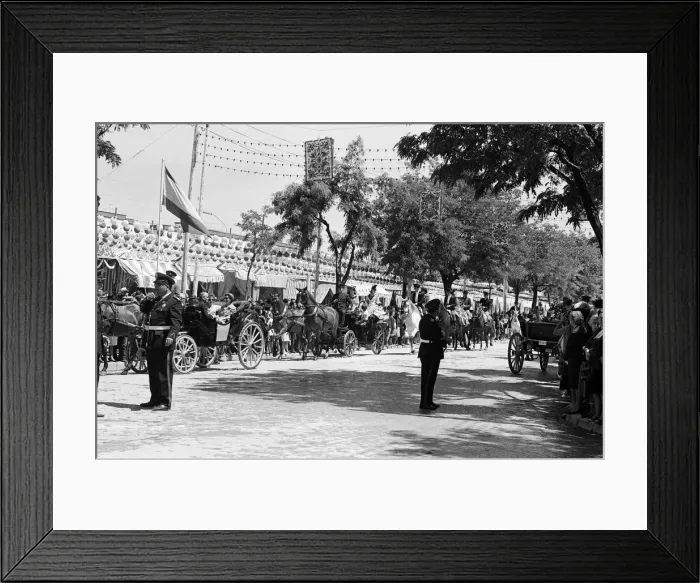 Framed Print : General scenes at Seville Fair. Seville, Spain. April 1966 Framed Print : General scenes at Seville Fair. Seville, Spain. April 1966