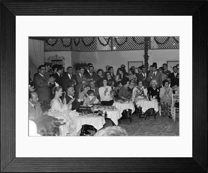 Framed Print : Jacqueline Kennedy, Princess Grace of Monaco and her husband Prince Rainier attend a Framed Print : Jacqueline Kennedy, Princess Grace of Monaco and her husband Prince Rainier attend a