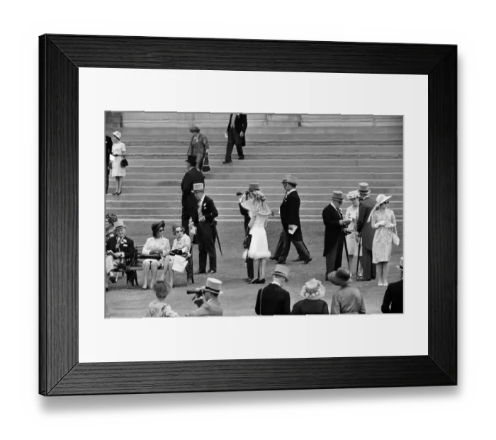 Framed Print : General scenes at Royal Ascot. 14th June 1966
