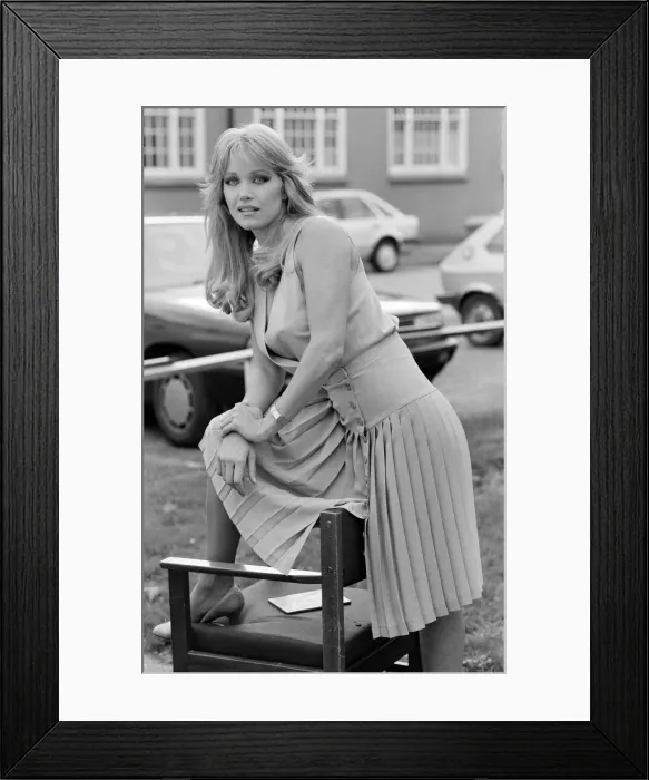 Framed Print : Tanya Roberts, American actress in London, Tuesday 23rd October 1984