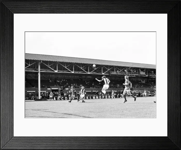 Framed Print : WBA 0-0 Birmingham City, Texaco Cup Group Stage match at The Hawthorns