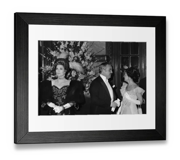 Framed Print : A grand ball at the reopening of the Salle Europe room at Monte Carlo Casino, Monaco