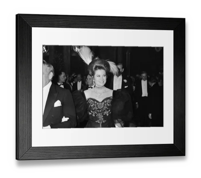 Framed Print : A grand ball at the reopening of the Salle Europe room at Monte Carlo Casino, Monaco