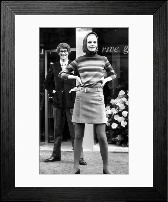 Framed Print : YVES ST LAURENT FASHION, 1966 Framed Print : YVES ST LAURENT FASHION, 1966