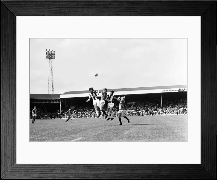 Framed Print : WBA 0-0 Birmingham City, Texaco Cup Group Stage match at The Hawthorns