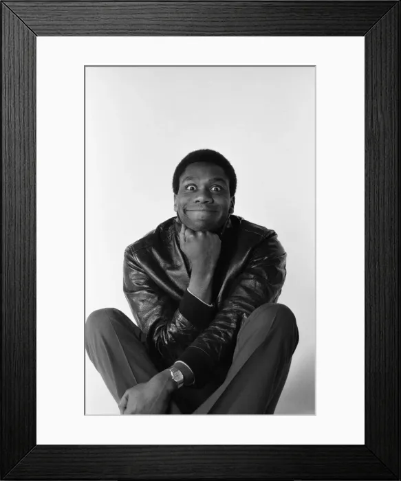 Framed Print : Comedian Lenny Henry. December 1982 Framed Print : Comedian Lenny Henry. December 1982