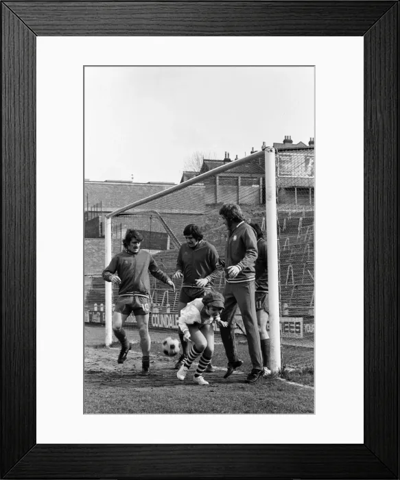 Framed Print : Two extra players turned up for a training session with Crystal Palace FC today Framed Print : Two extra players turned up for a training session with Crystal Palace FC today