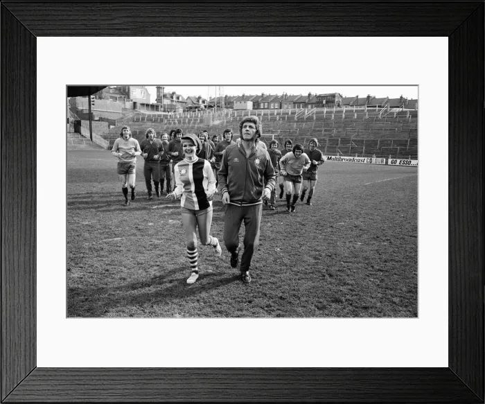 Framed Print : Two extra players turned up for a training session with Crystal Palace FC today Framed Print : Two extra players turned up for a training session with Crystal Palace FC today