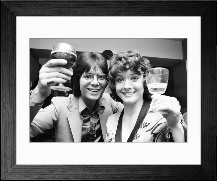 Framed Print : Cliff Richard and Deborah Watling, actors starring in Take Me High Framed Print : Cliff Richard and Deborah Watling, actors starring in Take Me High