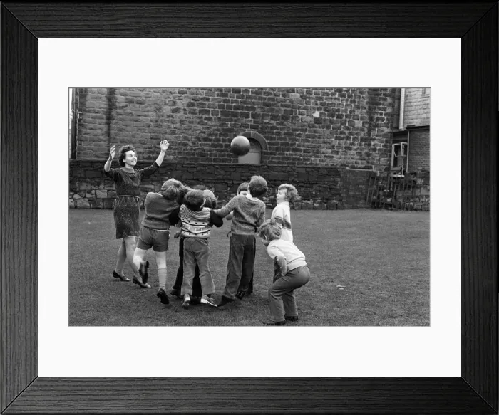 Framed Print : Miss Kathleen Sibley, headmistress of Queens Street Infants School, Morley, near Leeds Framed Print : Miss Kathleen Sibley, headmistress of Queens Street Infants School, Morley, near Leeds